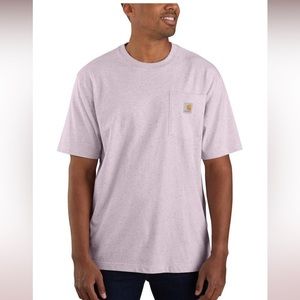 CARHARTT Loose Fit Pocket Tee | Textured | Amethyst Fog Nep | Small
